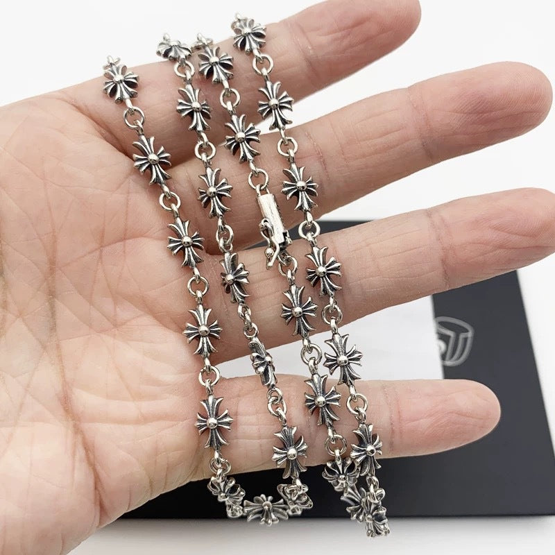 CHH Chrome heart Cross Necklace Cross Necklace Winter Men's and Women's Long