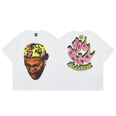 Hellstar T Shirt Summer Creative Pattern Unisex High-quality pure cotton high-street clothing