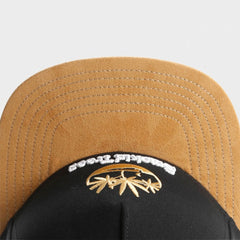 Trendy flat brimmed snapback hatssmokin' trees cap sunshade