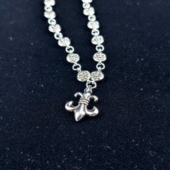 CHH Chrome heart Cross Necklace Anchor Scout Flower Men's and Women's Vintage Cross Chain