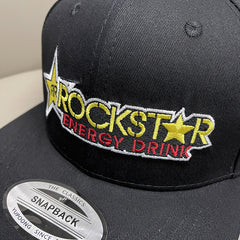 Rockstar Rockstar Flat Rim Hat American Street Trend Hip Hop Baseball Hat Off-Road Motorcycle Hat