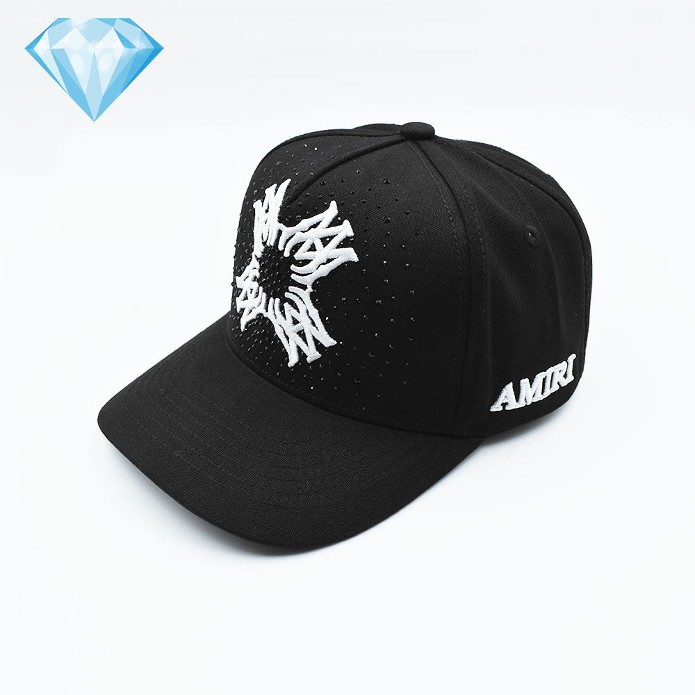 Amiri Hat embroidered diamonds