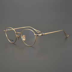 CHH Chrome Hearts Glasses Versatile Retro Pure Titanium Glasses Frame Ultra Light Myopia Glasses Frame