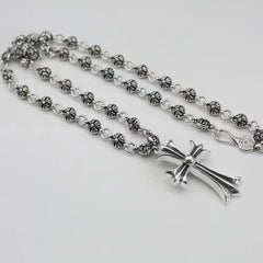 CHH Chrome heart Cross Necklace Vintage Cross Pendant