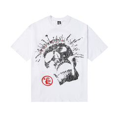 Hellstar T-Shirt Street Fashion Summer High-quality pure cotton high-street clothing