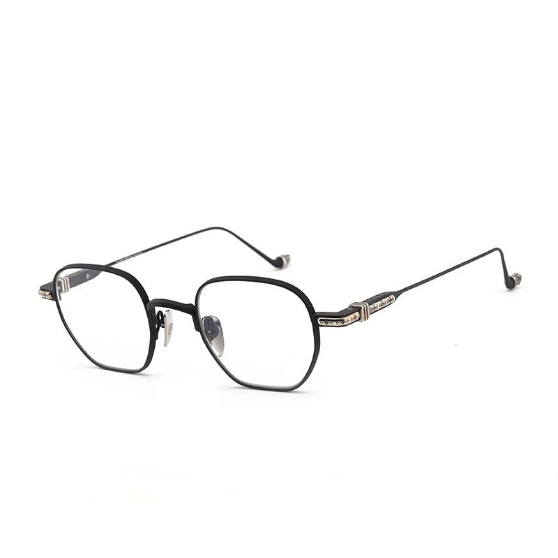 CHH Chrome Hearts Glasses Ultra Light Pure Titanium Business Glasses Frame