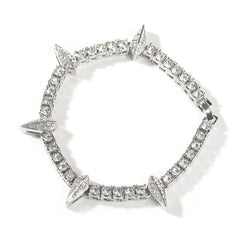 Bracelet Hip Hop Alloy Rhinestone Black Panther Bracelet ins Spectrum St. Valentine's