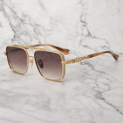 CHH Chrome Hearts Glasses Versatile pure titanium square frame sunglasses frame large face myopia glasses frame