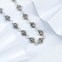 CHH Chrome heart Cross Necklace Cross Ball Men's and Women's Rough
