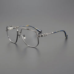 CHH Chrome Hearts Glasses Vintage Versatile Personalized Titanium Frame