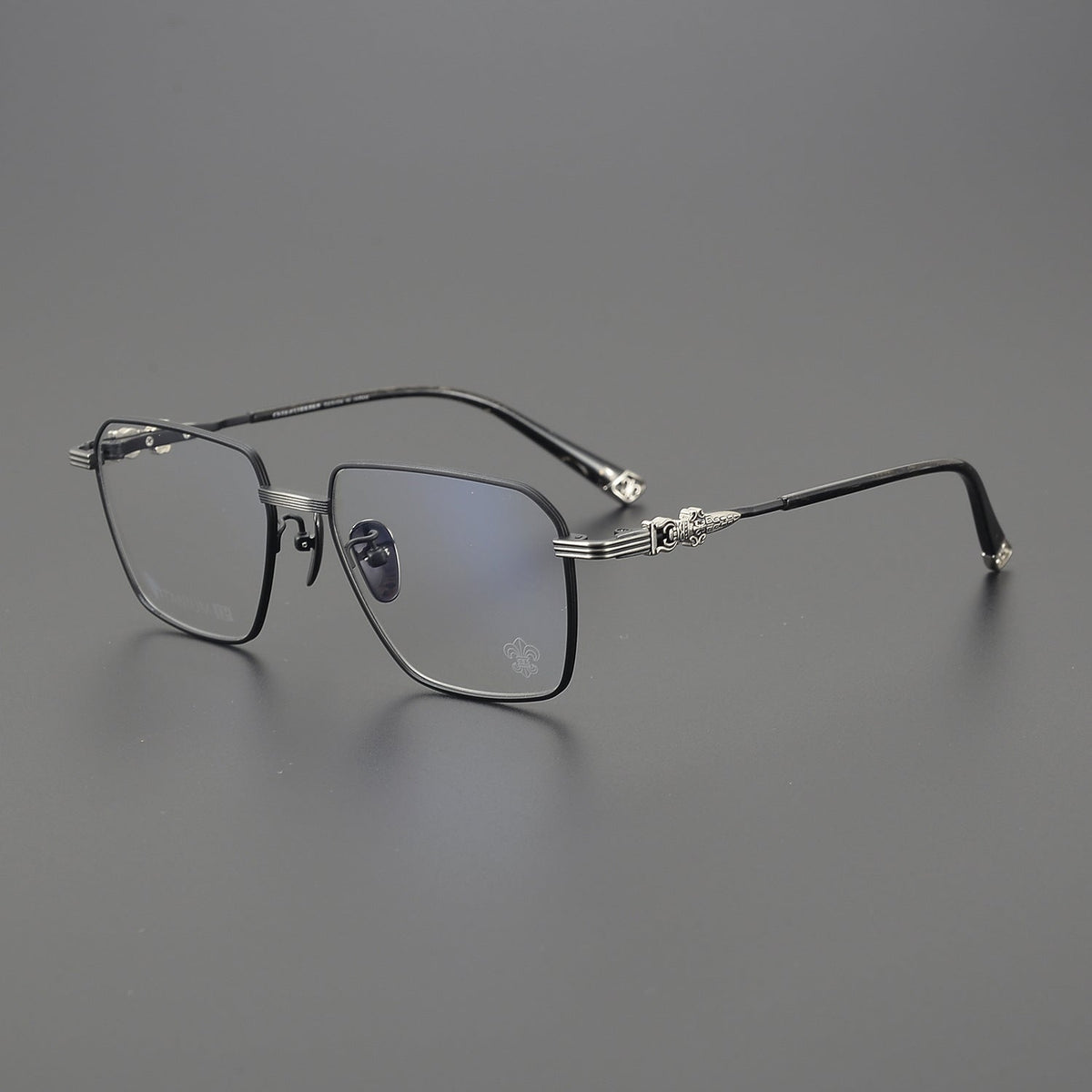 CHH Chrome Hearts Glasses Versatile Titanium Frame Ultra Light Box Frame Glasses Frame