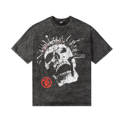 Hellstar T Shirt Printed Loose Cotton High-quality pure cotton high-street clothing