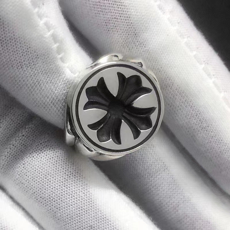 CHH Chrome heart Cross Ring Hip Hop Ring
