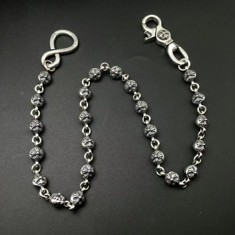 CHH Chrome heart Cross Necklace Vintage Cross Pant Chain Bag Chain