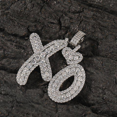 Jewelry Hip Hop Gummy Love XO Letter Pendant Men and Women Necklaces Word Up St. Valentine's Spectrum