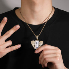 Jewelry Creative Ins Wind Rectangle Wings Animal Spectrum St. Valentine's