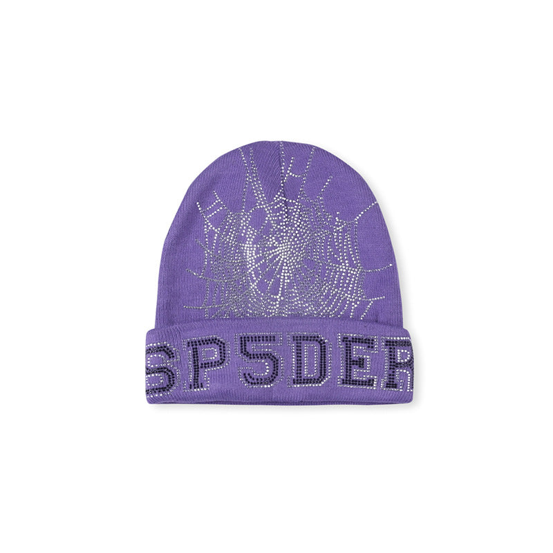 Sp5der Knitted Beanie Wool