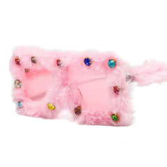 Trendy punk glasses stuffed diamond square sunscreen