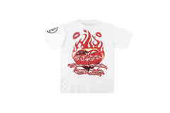 Hellstar T Shirt Portrait Flame Pure Cotton High-quality pure cotton high-street clothing