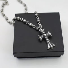 CHH Chrome heart Cross Necklace Vintage Cross Pendant