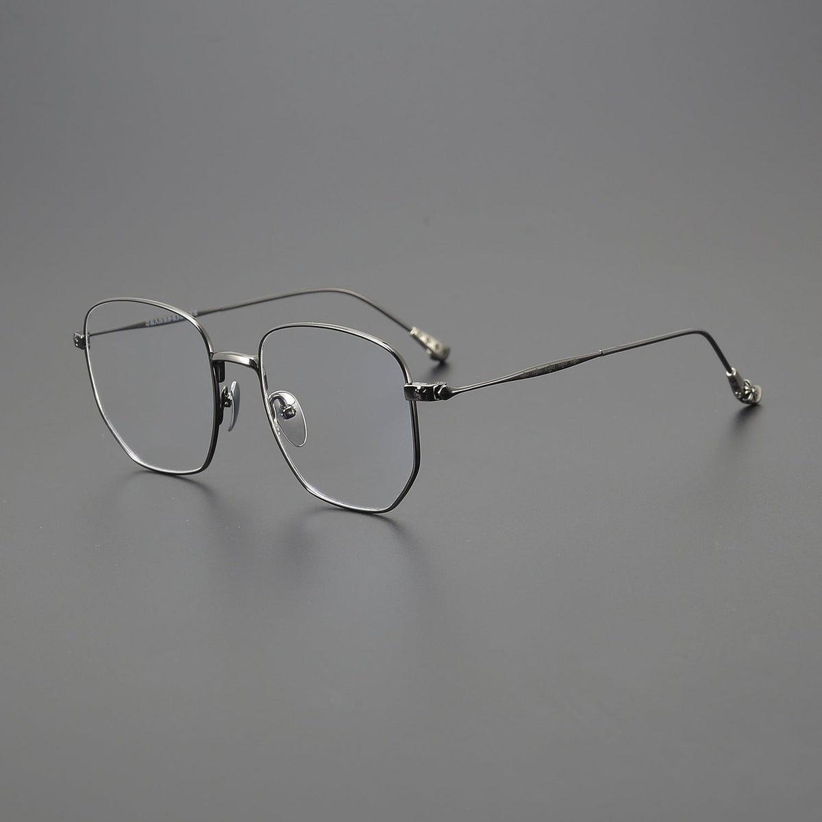 CHH Chrome Hearts Glasses Ultra Light Pure Titanium Silver Fashion Glasses Frame