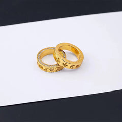 CHH Chrome heart Cross Ring Personality Light Luxury Fashion