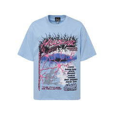 Hellstar T-Shirt Printed Short Sleeve High-quality pure cotton high-street clothing