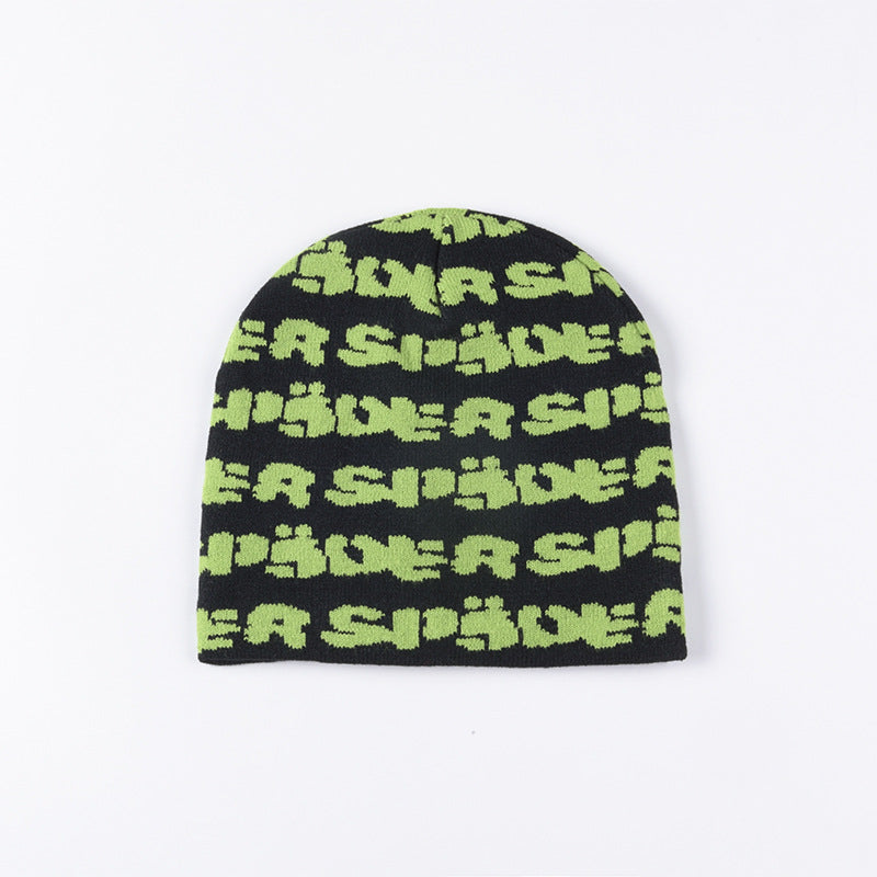 Sp5der Knitted Beanie Wool