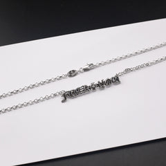 CHH Chrome heart Cross Necklace Vintage Male and Female Collarbone Chains