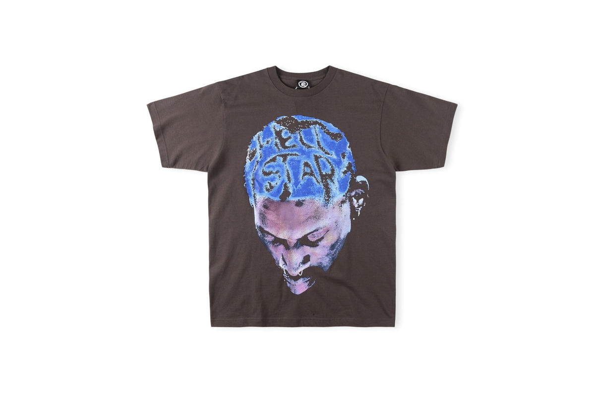 Hellstar T Shirt Portrait Print Fashion High-quality pure cotton high-street clothing