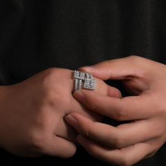 Rings Fashion Hip Hop Ring Microencrusted Zircon Spectrum St. Valentine's