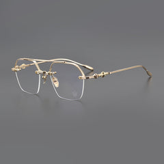 CHH Chrome Hearts Glasses Vintage Polygon Large Face Glasses Frame
