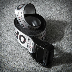off white Belts Canvas Belts Hip Hop Embroidery