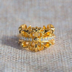 CHH Chrome heart Cross Ring