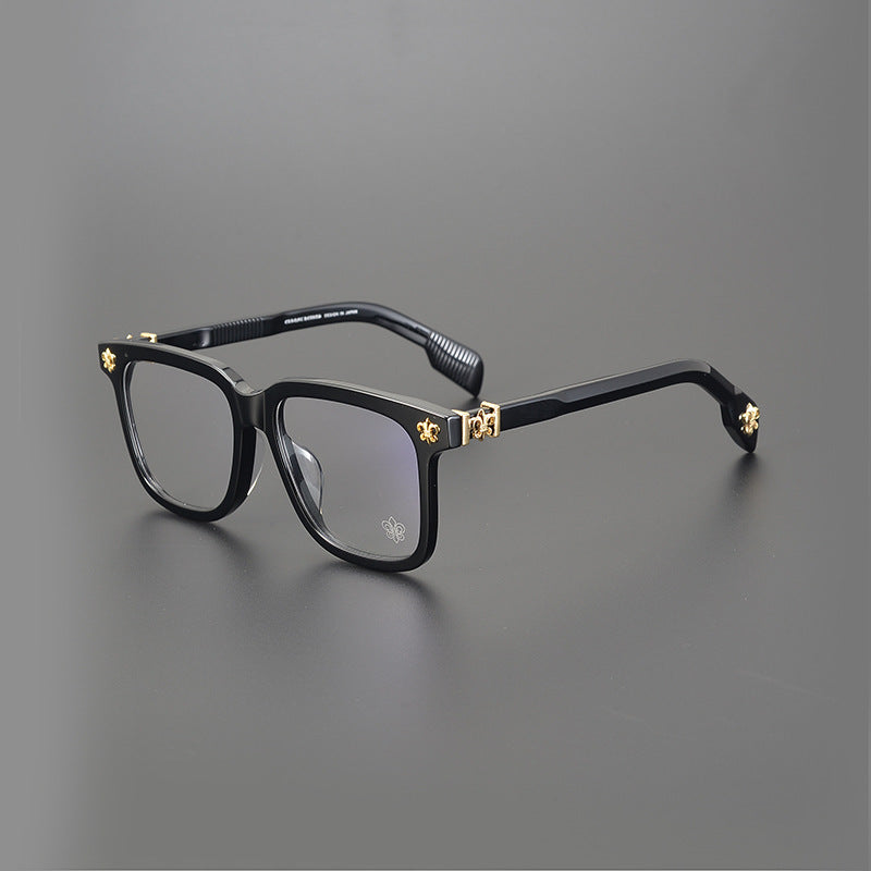 CHH Chrome Hearts Glasses Large Square Large Face Myopia Anti-Blue Light Glasses Frame