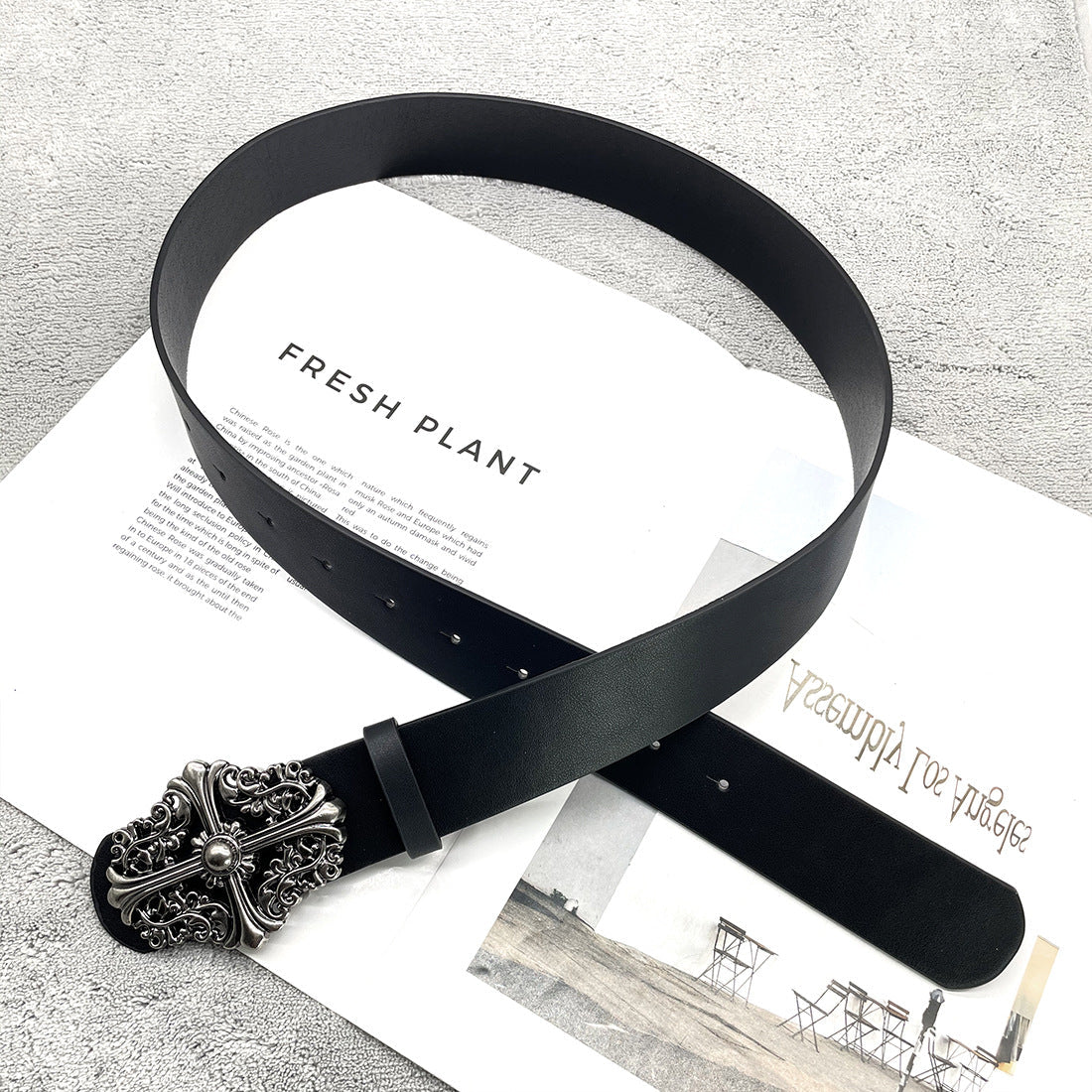 Chh Chrome Hearts Belt Cross Hexagram Vine