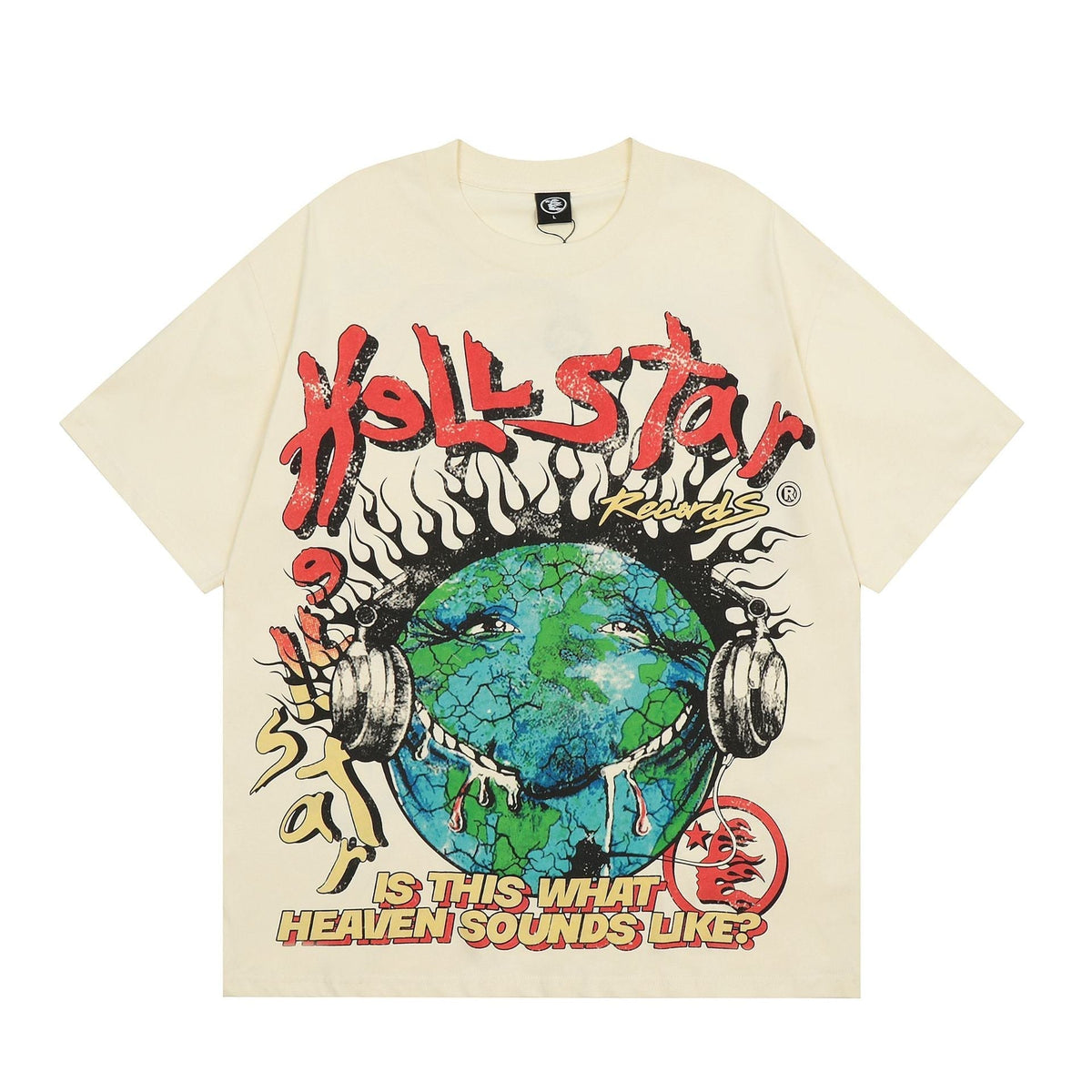 HellstarT Shirt Creative Printing High-quality pure cotton high-street clothing