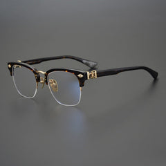 CHH Chrome Hearts Glasses square thick frame half frame myopia glasses frame