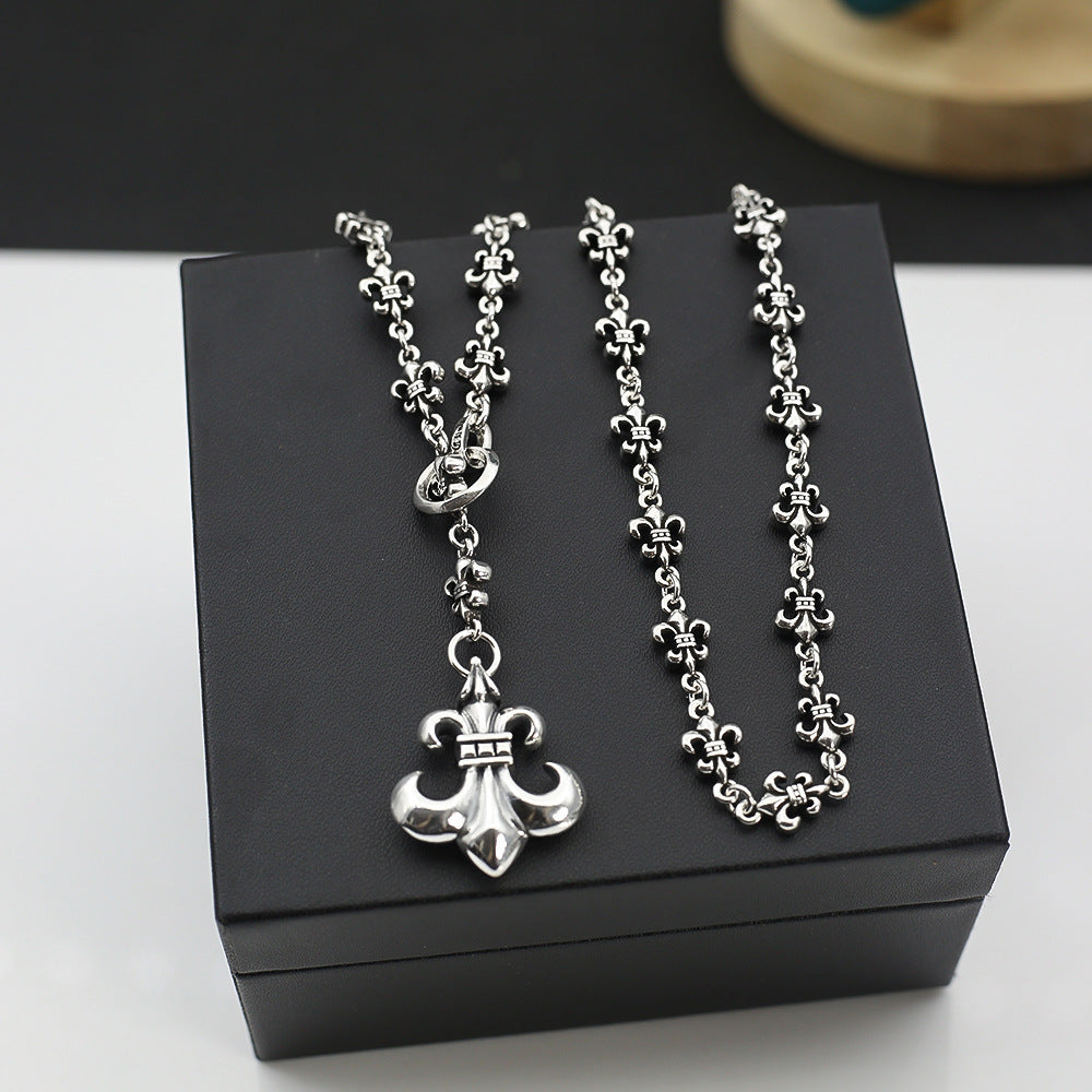 CHH Chrome heart Cross Necklace Vintage Adjustable Men's and Women's