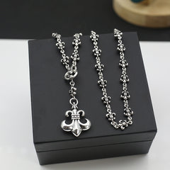 CHH Chrome heart Cross Necklace Vintage Adjustable Men's and Women's