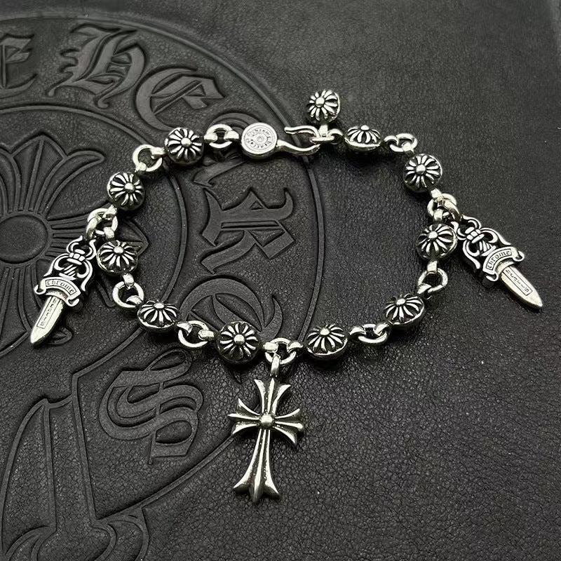 CHH Chrome heart Cross Bracelet Pendant