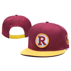Trendy flat brimmed snapback hatsletter sunshade