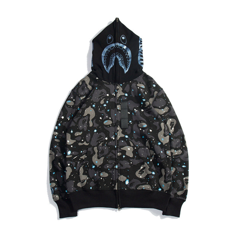 Bathing Ape Bape Hoodie Luminous Star Print Jacket