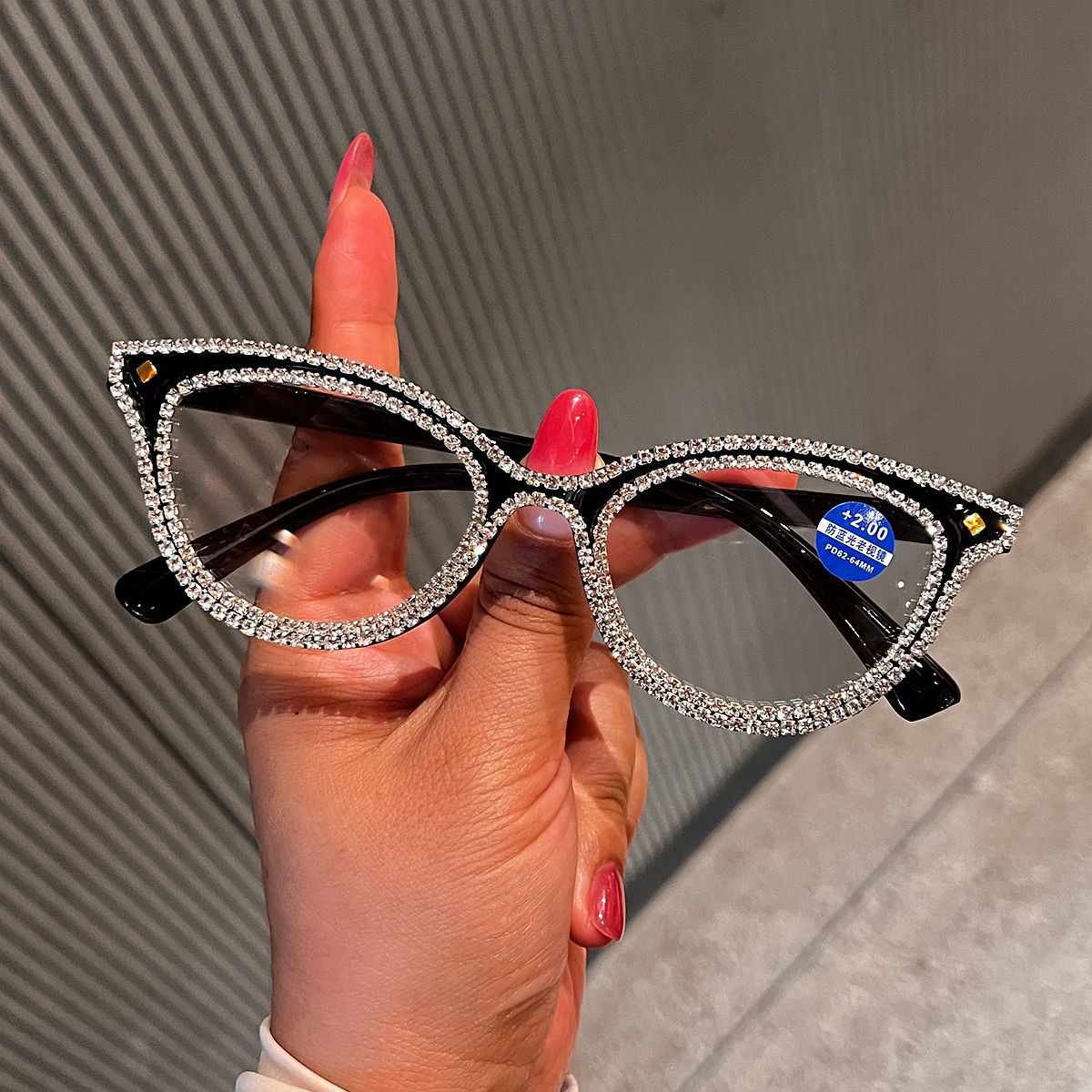 Trendy punk glasses anti-blue light retro cat eyes