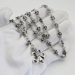 CHH Chrome heart Cross Necklace Vintage Adjustable Men's and Women's