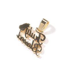 Jewelry Truly Blessed Letter Pendant with Diamonds Alphabet Pieces Spectrum