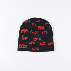 Sp5der Knitted Beanie Wool