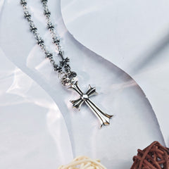 CHH Chrome heart Cross Necklace Cross Men's and Women's Same Necklace