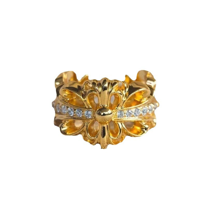 CHH Chrome heart Cross Ring