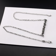 CHH Chrome heart Cross Necklace Vintage Male and Female Collarbone Chains